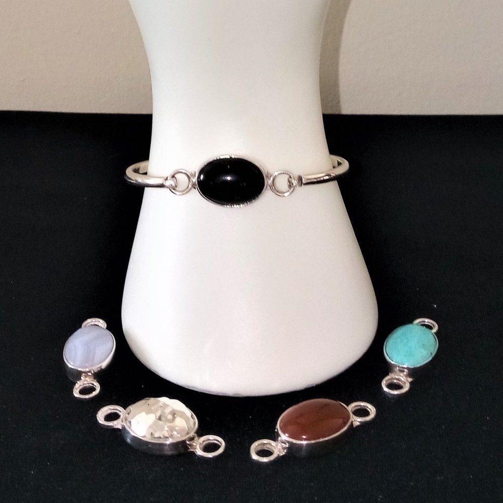 INTERCHANGEABLE STERLING SILVER BRACELET